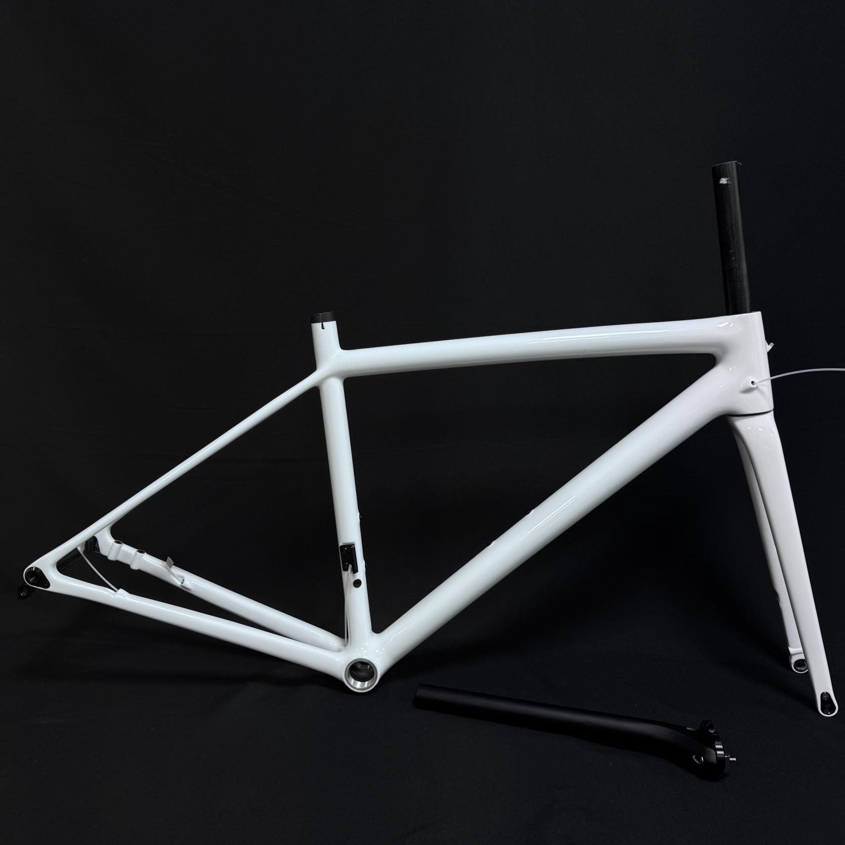 Personnaliser le cadre de vélo de route T700 en Fiber de carbone avec Logo 49/52/54/56 cm cadre de vélo de route avec frein à disque en carbone 700c 5