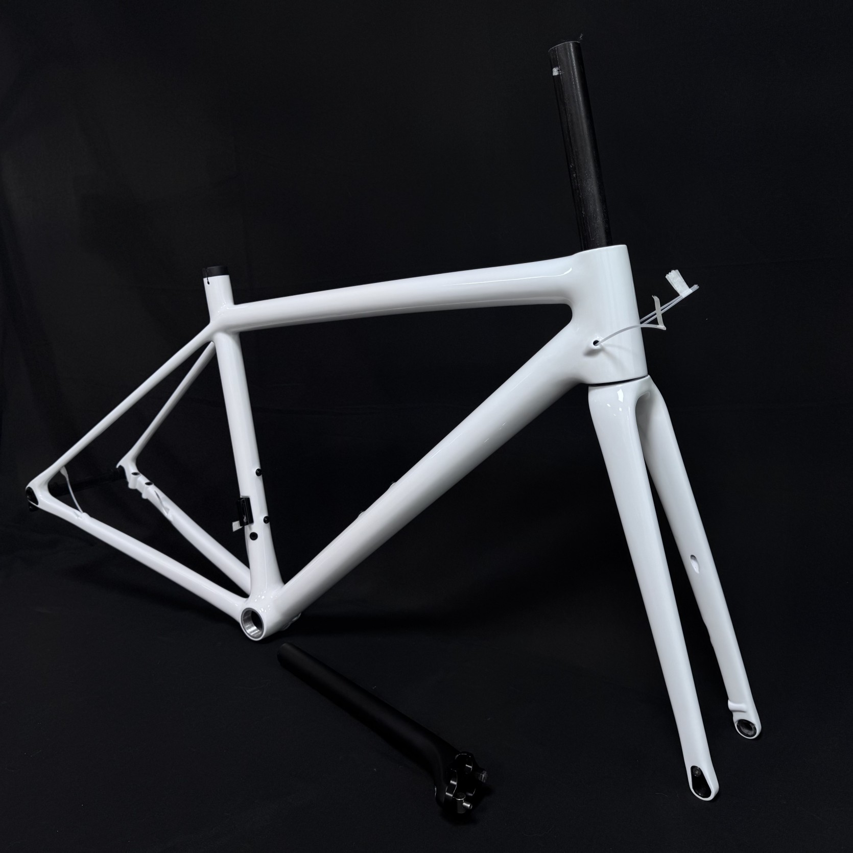 Personnaliser le cadre de vélo de route T700 en Fiber de carbone avec Logo 49/52/54/56 cm cadre de vélo de route avec frein à disque en carbone 700c 13