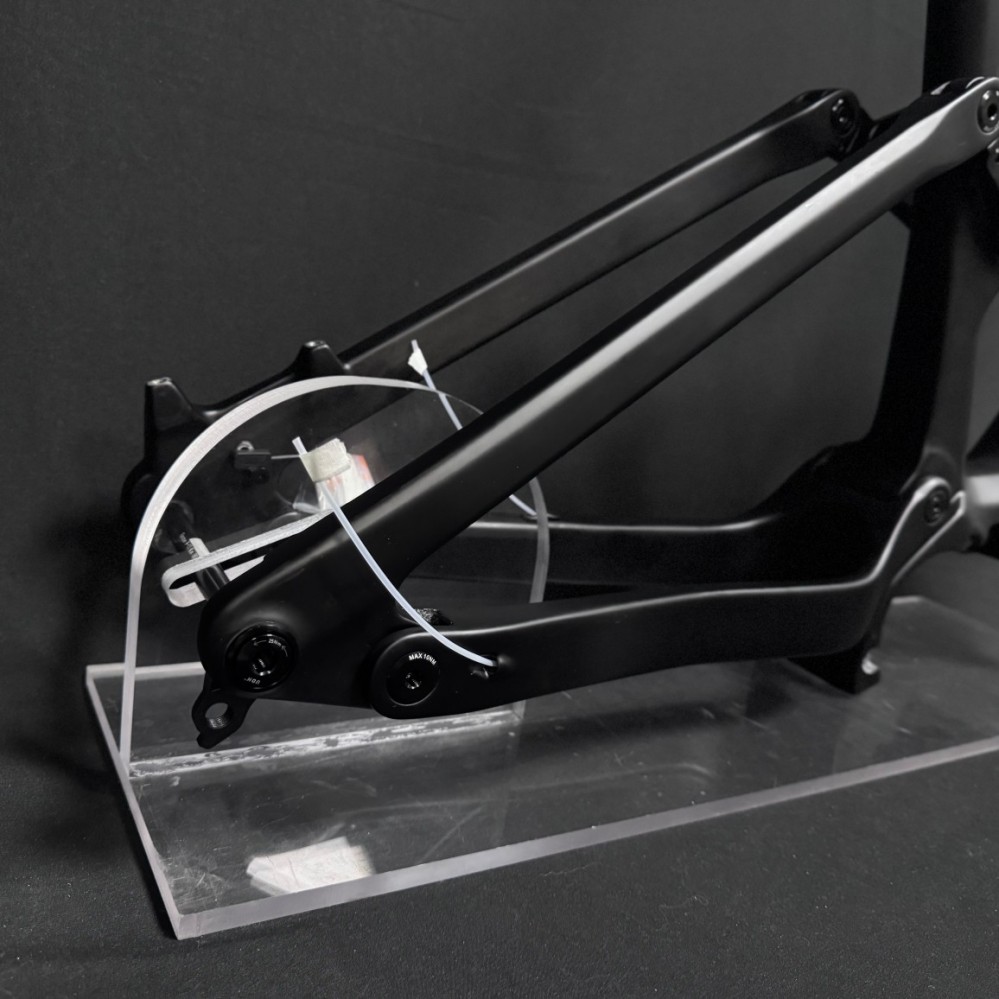 Рама двухподвесного электровелосипеда SZZSBIKE CEF69 | Двигатель Bafang M560/M510 | Аккумулятор 48 В 835 Вт·ч | Облегченная карбоновая рама 29/27,5 дюйма 9
