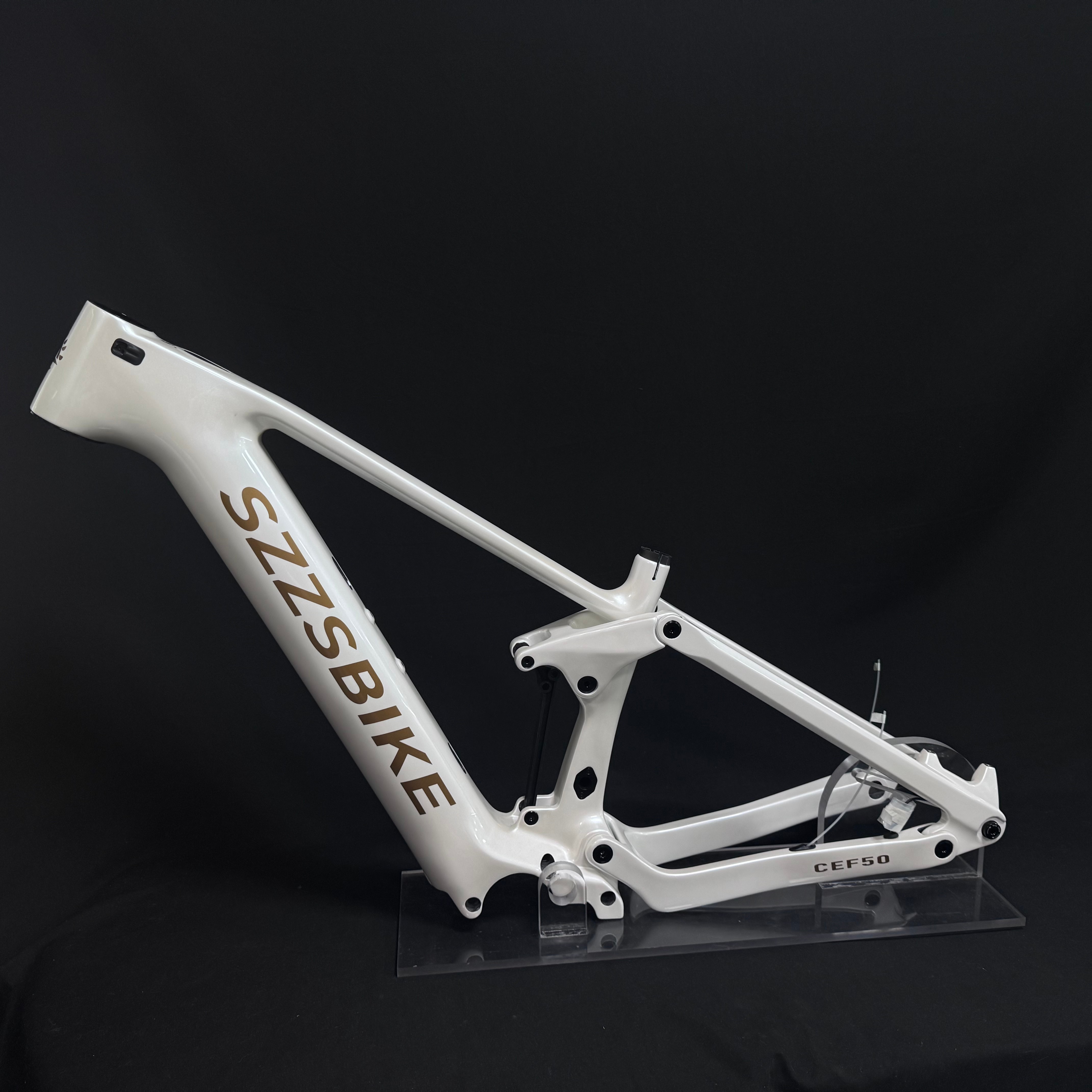 ホット販売製品米国フルサスペンションフレーム Mtb バイクフレーム Bafang M820 サスペンションスルーアクスルモデルマウンテンバイク 1