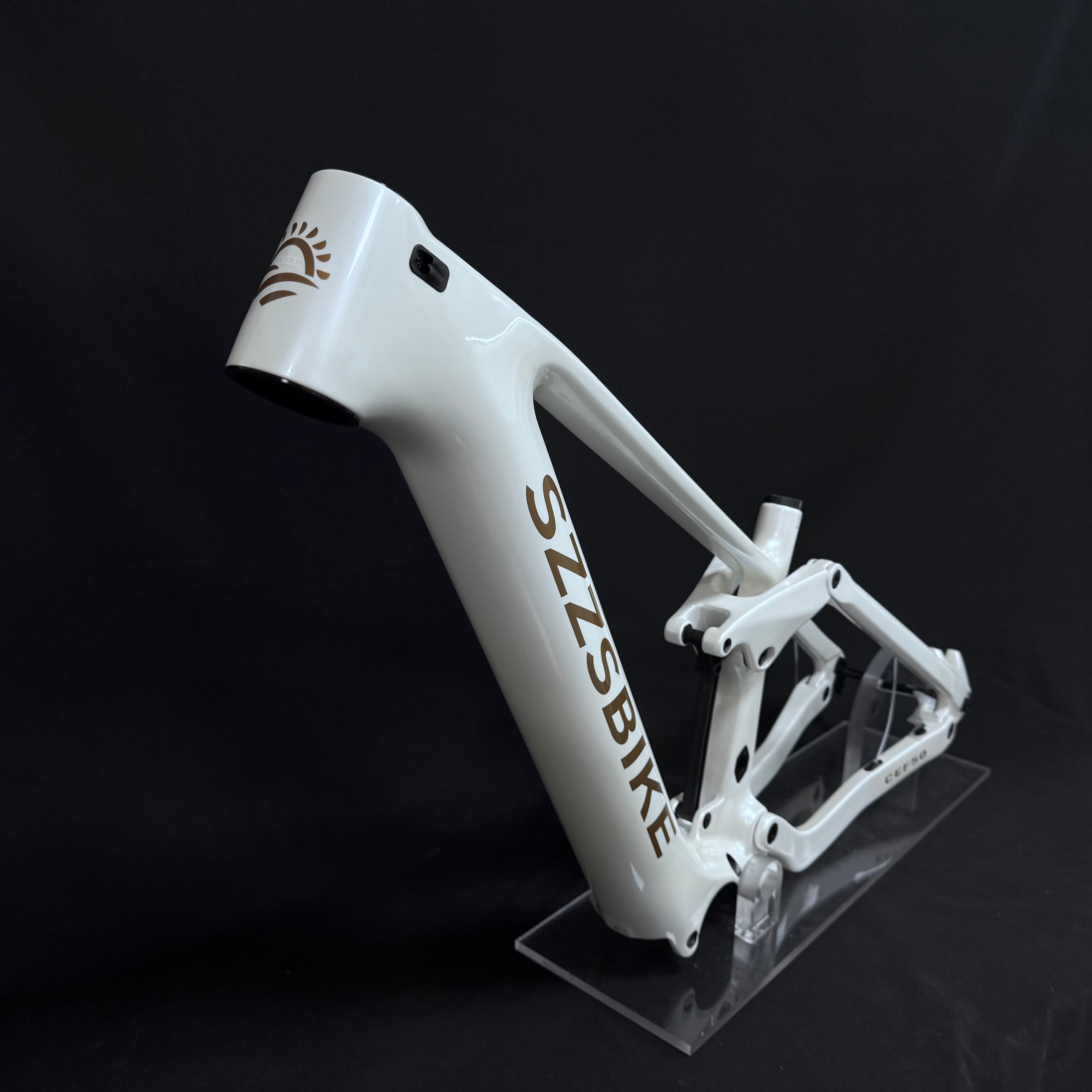 ホット販売製品米国フルサスペンションフレーム Mtb バイクフレーム Bafang M820 サスペンションスルーアクスルモデルマウンテンバイク 8