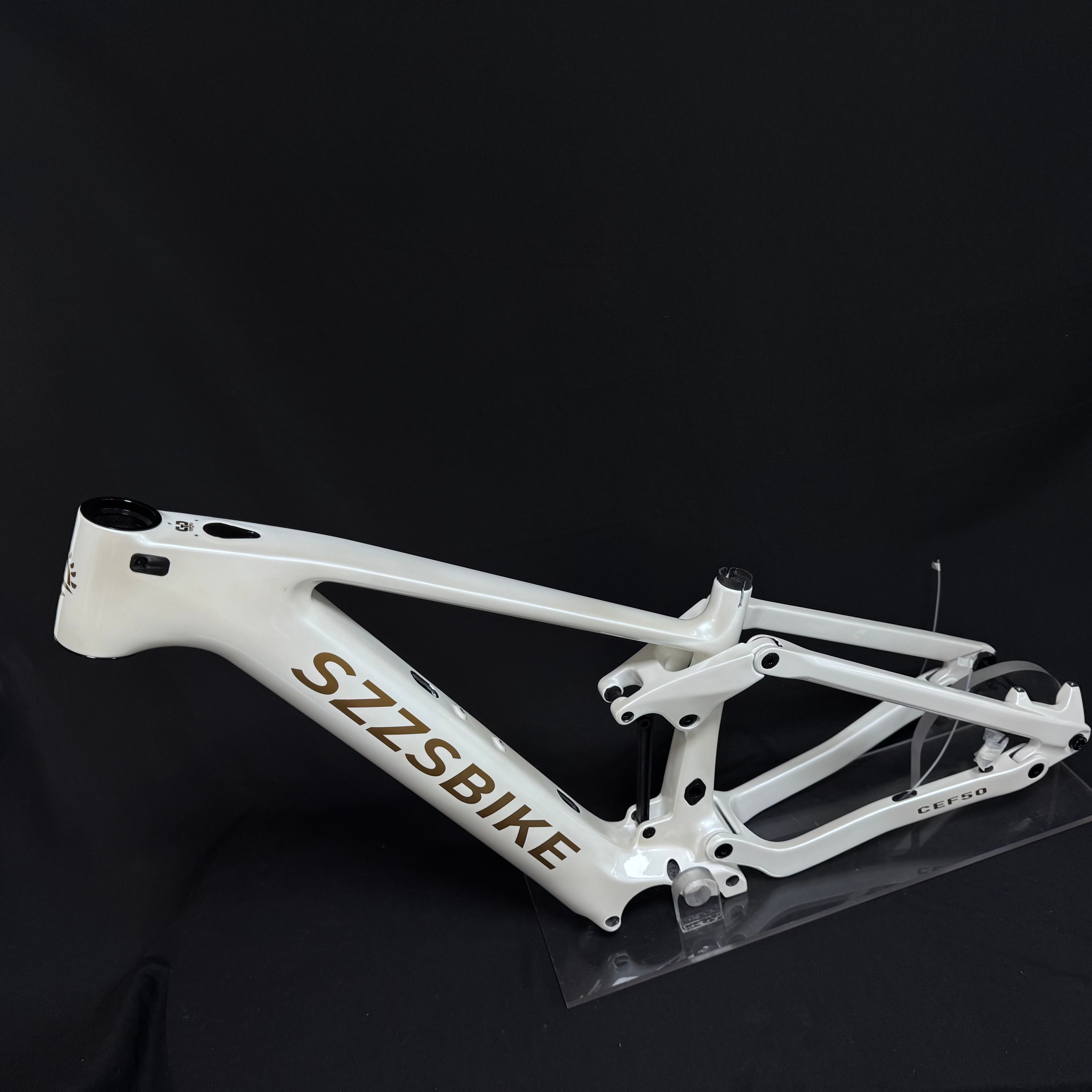ホット販売製品米国フルサスペンションフレーム Mtb バイクフレーム Bafang M820 サスペンションスルーアクスルモデルマウンテンバイク 5