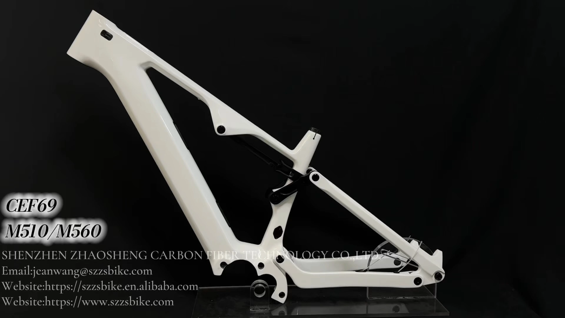 Bicicleta elétrica Szzsbike 2025, modelo mais recente, com quadro de carbono, motor Bafang M560/M510, freio a disco, ideal para enduro e mountain bike. Equipada com motor Bafang M560/M510, freio a disco e tecnologia CEF69. 1