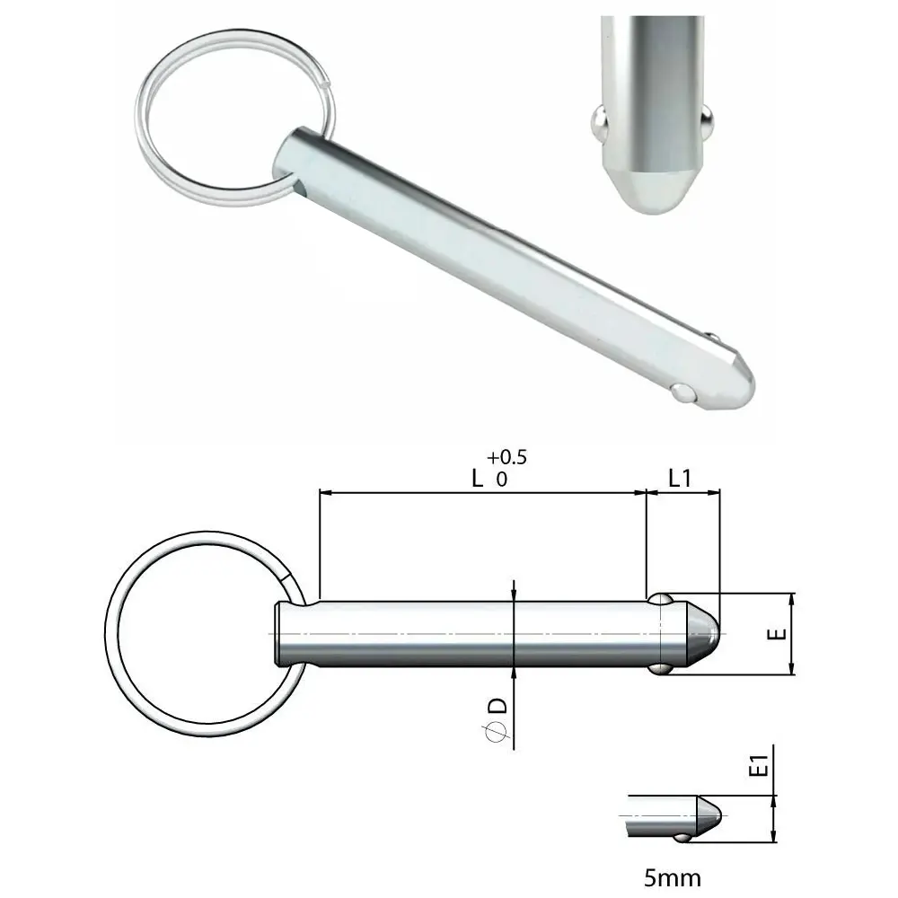 Hotpush Button Quick Release Pin HKAA Brand 2