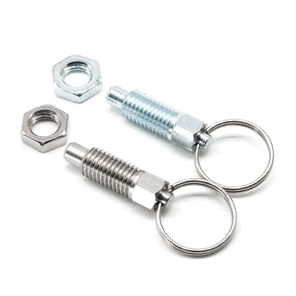 Stainless Steel Pull Ring Retractable Spring Plunger 1