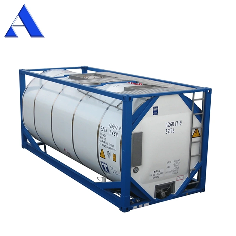 Food Grade 25000 26000 литров UN T11 20-футовый контейнер-цистерна ISO для продажи 1