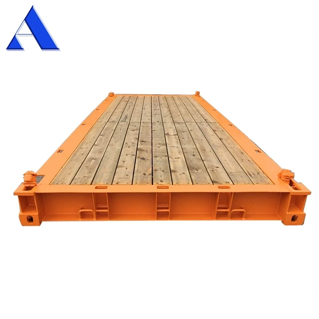 Wood Floor Bolster 20ft Platform Container 1