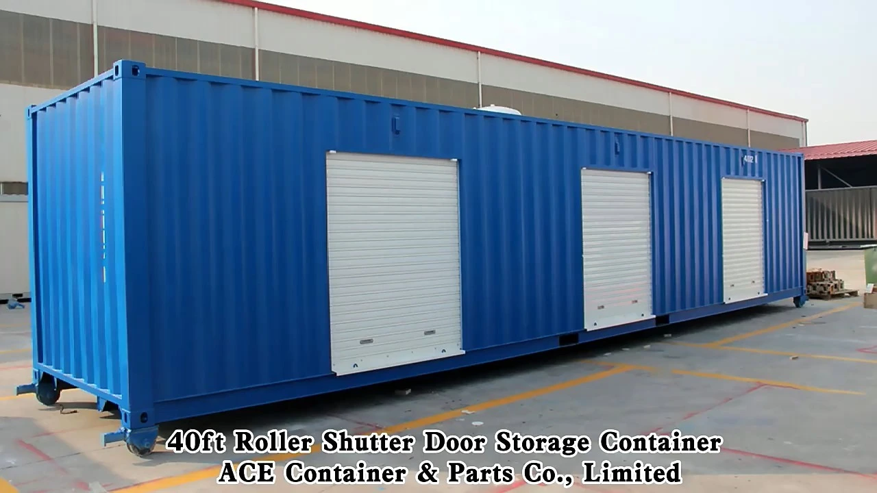 40ft Roller Shutter Rolling Door Storage Roll-on Container 40 Feet Shipping Containers 1
