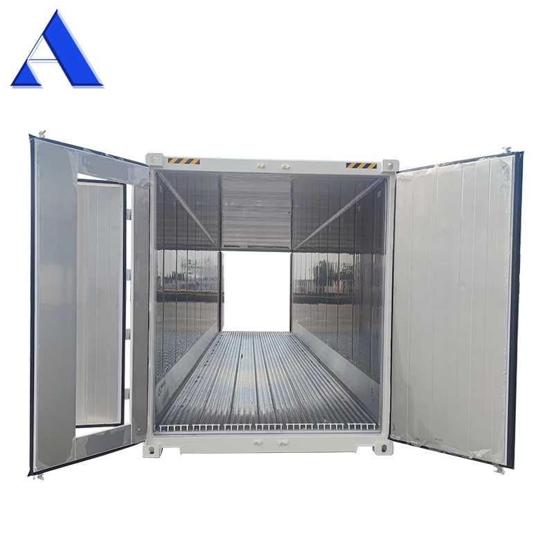 Contenedor de reefer de aislamiento de puerta doble de doble extremo de 40 pies 1