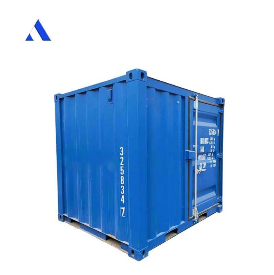 Novo mini cubo portátil armazenamento cargo seco de 6 pés 6 pés contêiner de remessa 6 pés à venda 1