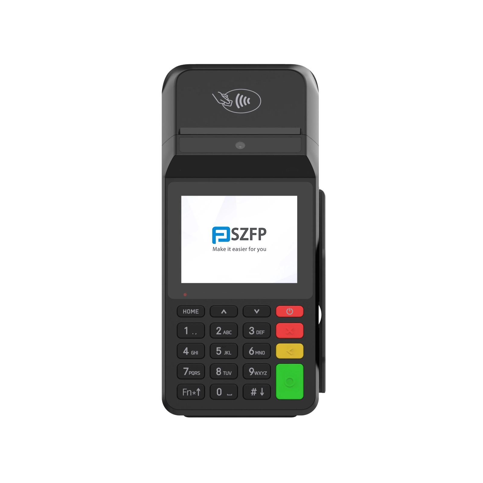 Terminal POS tradicional FP8640 com leitor de cartões EMV 4G NFC e impressora térmica de 58 mm. 1