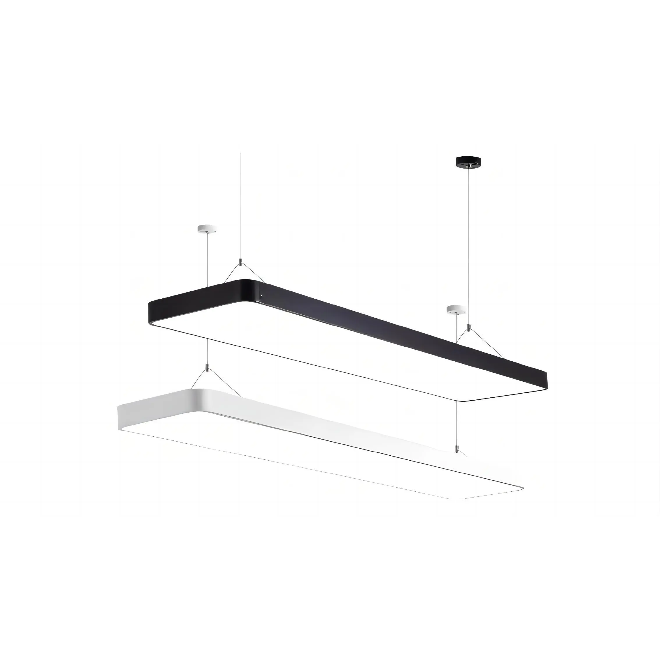 أضواء LED الخطية، أضواء قلادة للمكاتب ومحلات السوبر ماركت وصالات الألعاب الرياضية وصالونات الشعر 1