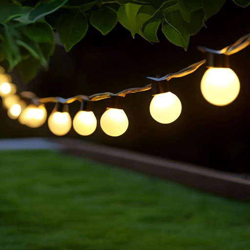 Garden Solar Festoon Lights 1