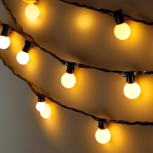 Warm White LED String Lights 1