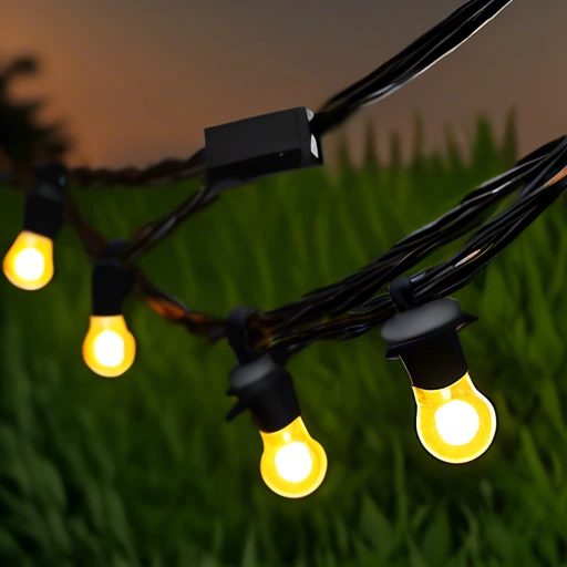 أضواء اكليل الطاقة الشمسية LED 1