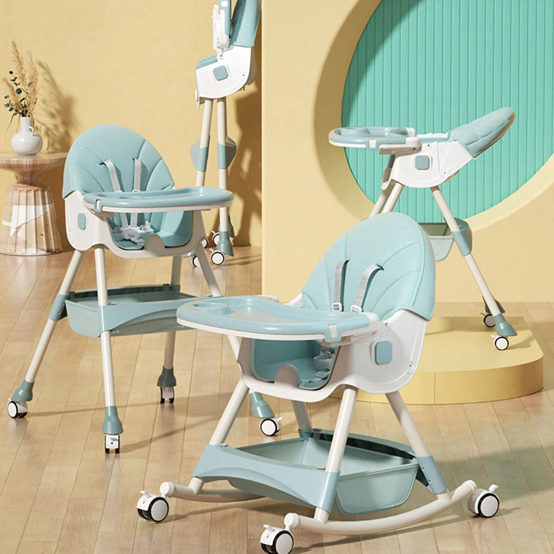 3 in 1 Multifunctional High Chair Children Baby Chair adjustable Toddler feeding high chair for Dining 1