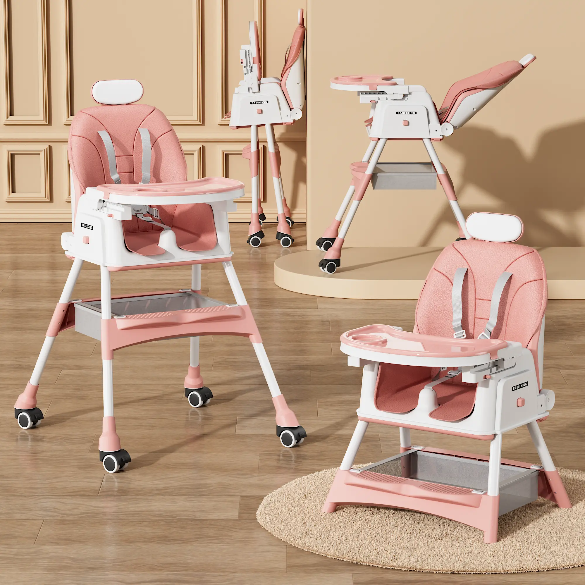 Silla de alimentación infantil L/C de Doublecare 2