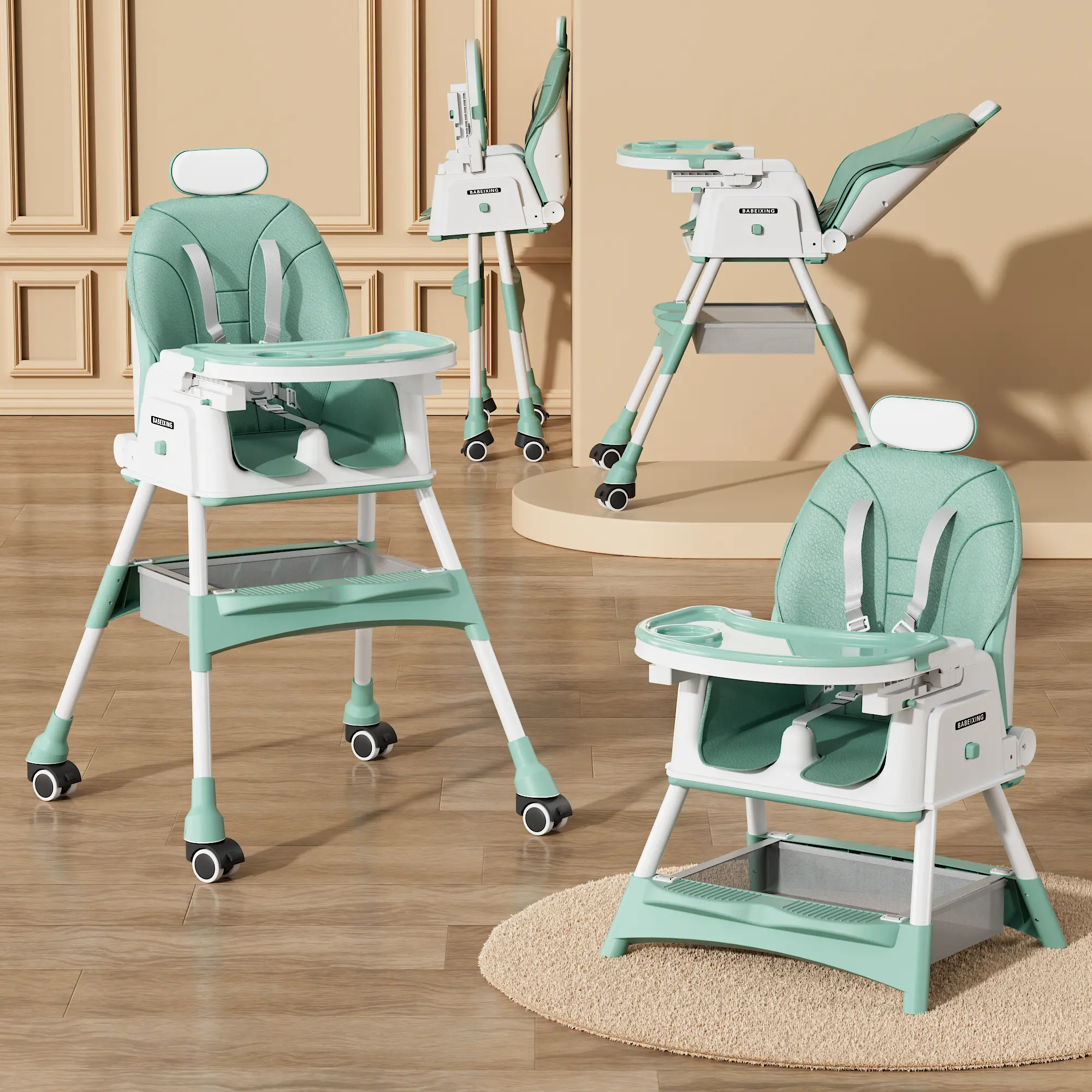 Silla de alimentación infantil L/C de Doublecare 5