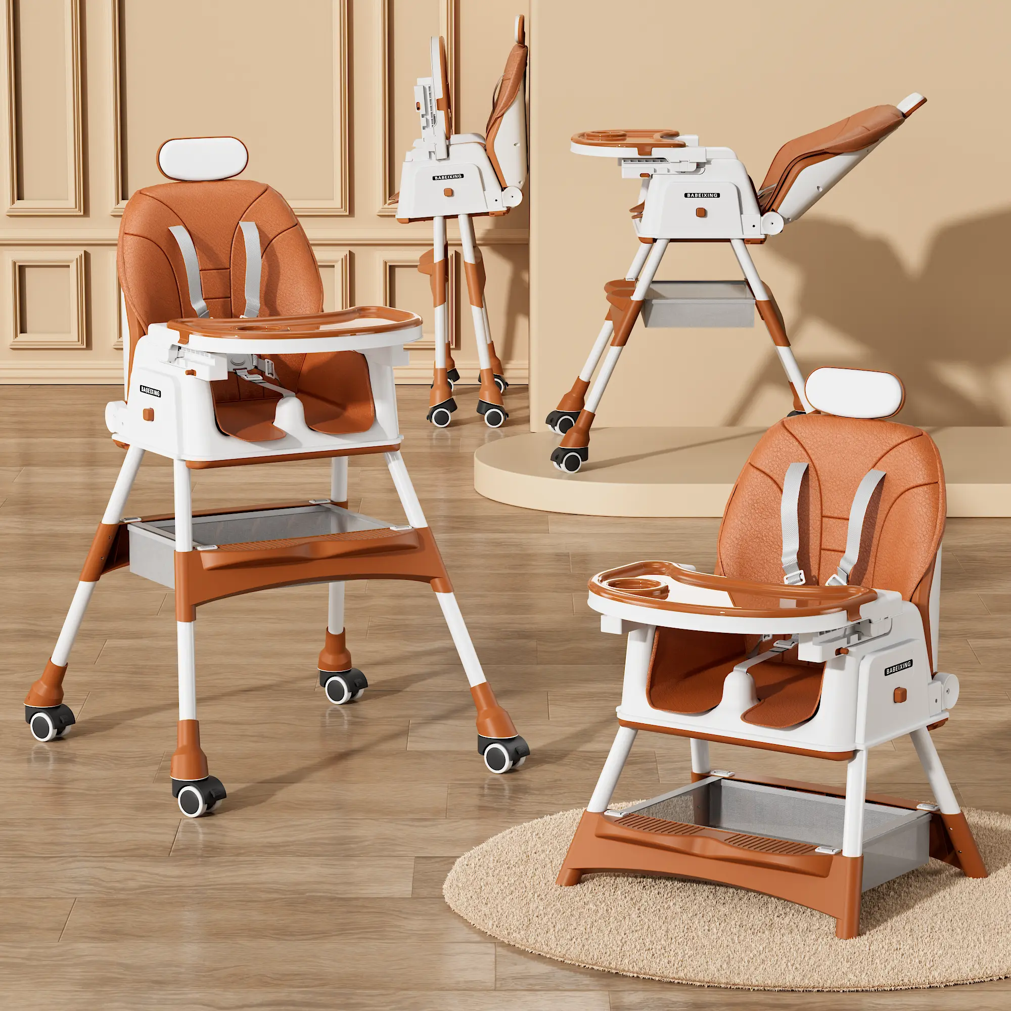 Silla de alimentación infantil L/C de Doublecare 4
