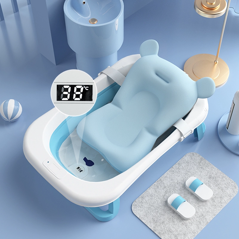 Hot Selling Comfortable Adjustable Infant Newborn Baby Bathing Support Cushion 1