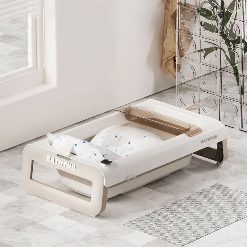 Baignoire pliante Portable en plastique pour bébé, mise à niveau, durable, pour enfants, lavage, baignoire pliante 1