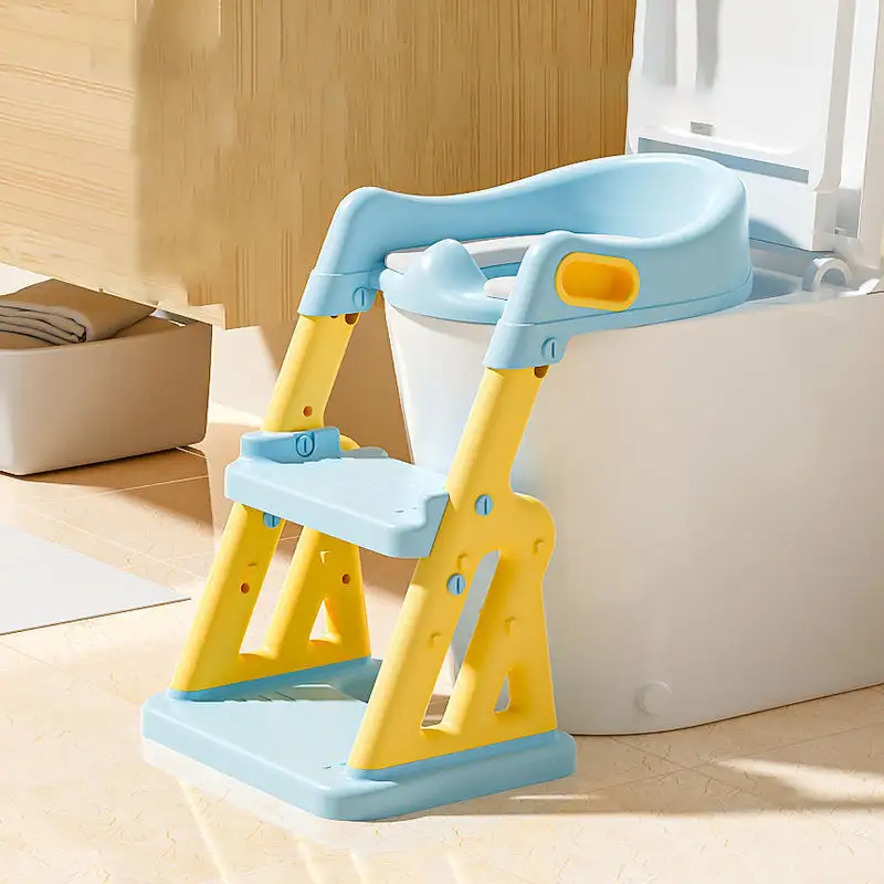 Baby Care Supplies Foldable Round Handrails for Children's Toilet Training by Doublecare 6