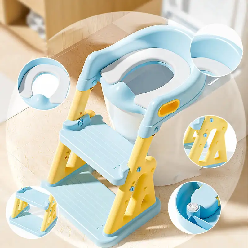 Baby Care Supplies Foldable Round Handrails for Children's Toilet Training by Doublecare 2