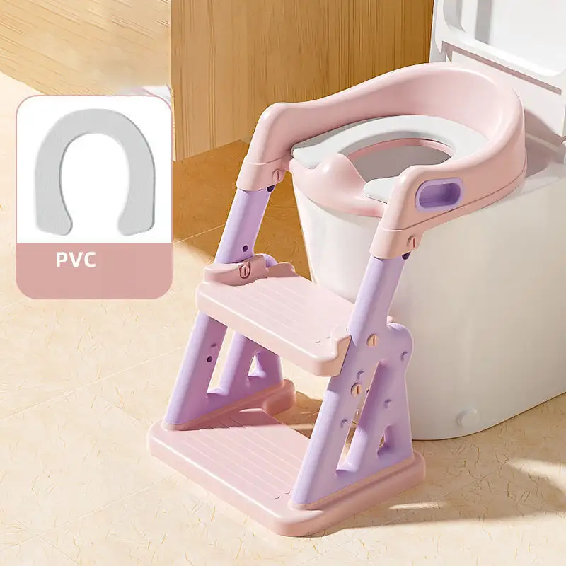 Baby Care Supplies Foldable Round Handrails for Children's Toilet Training by Doublecare 3