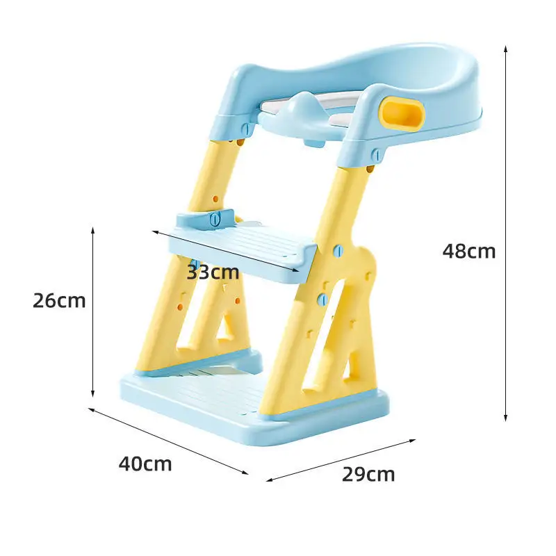 Baby Care Supplies Foldable Round Handrails for Children's Toilet Training by Doublecare 5