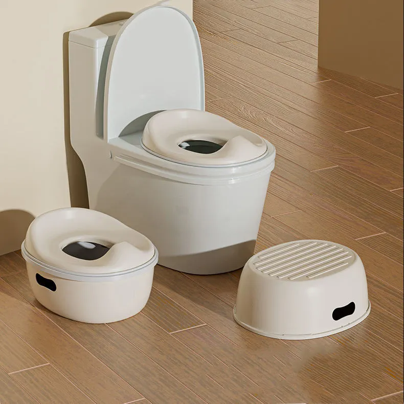 Articles de voyage portables, repose-pieds de bain pour bébé, siège de toilette 3 en 1, pot multifonctionnel pour bébé, entraînement avec couvercle 1