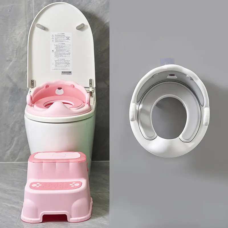 Siège d'entraînement de toilette antidérapant en usine, coussin souple amovible Portable, entraîneur de pot pour enfants 1