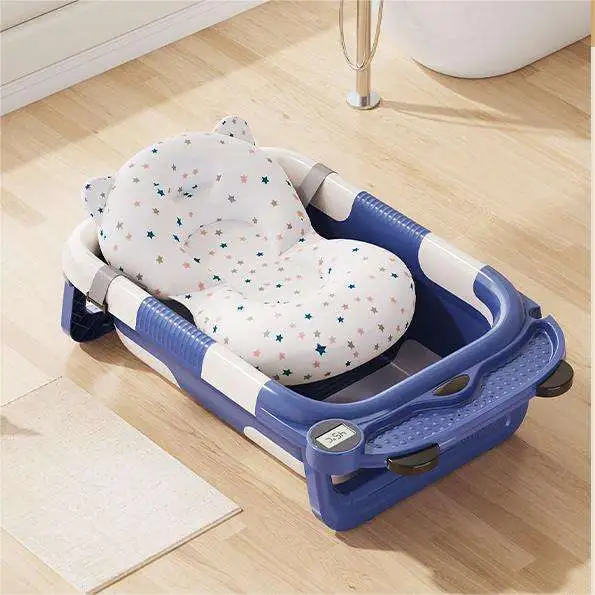 Baignoire à trois volets respectueuse de l'environnement, pliable et sensible à la température, baignoire pour bébé portable d'extérieur1721703412199528 1