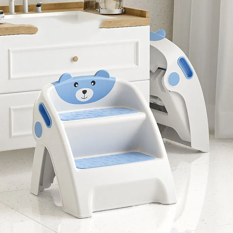 Tabouret Double en plastique pour bébé, haute qualité, pour enfants, salle de bain, aide à la cuisine, pot Squatty, toilettes, tabouret à deux marches 1
