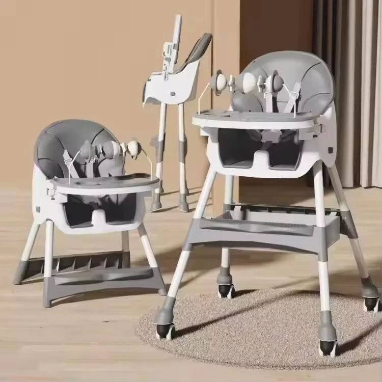 3-in-1-Multifunktions-Hochstuhl für Kinder, sicherer Baby-Esszimmerstuhl, verstellbarer Hochstuhl zum Füttern von Kleinkindern 1