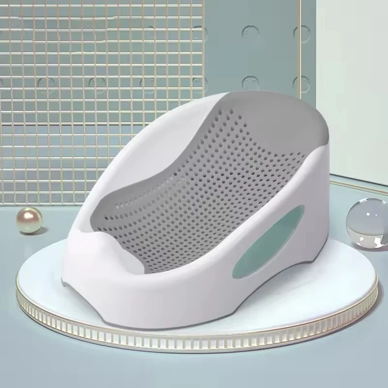 Hot Selling Newborn Baby Bath Seat Support Rack Soft Plastic Tubs General Bath Barrel With Anti-slip Base-1723187094618196 1