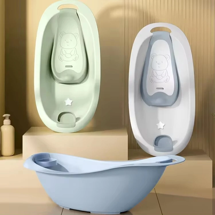 High Quality Eco-friendly Newborn PP Material Bathtub Set for Kids Washing 1