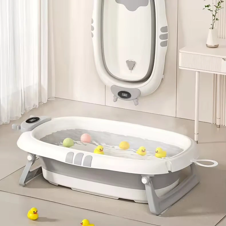 Sistema infantil plegable portátil de la bañera del bebé de la temperatura de la bañera del bebé infantil al por mayor 1