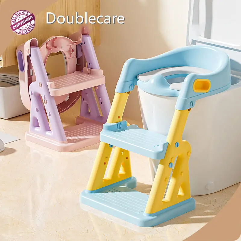Baby Care Supplies Foldable Round Handrails for Children's Toilet Training by Doublecare 1