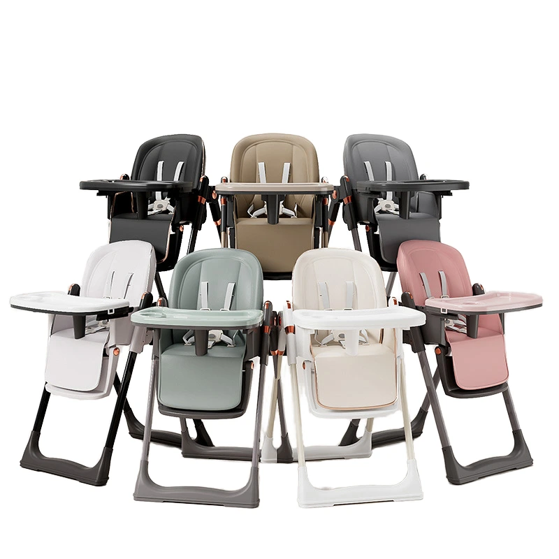 Silla alta para bebés y 3 pulgadas y cómodas con ruedas con ruedas con ruedas 1