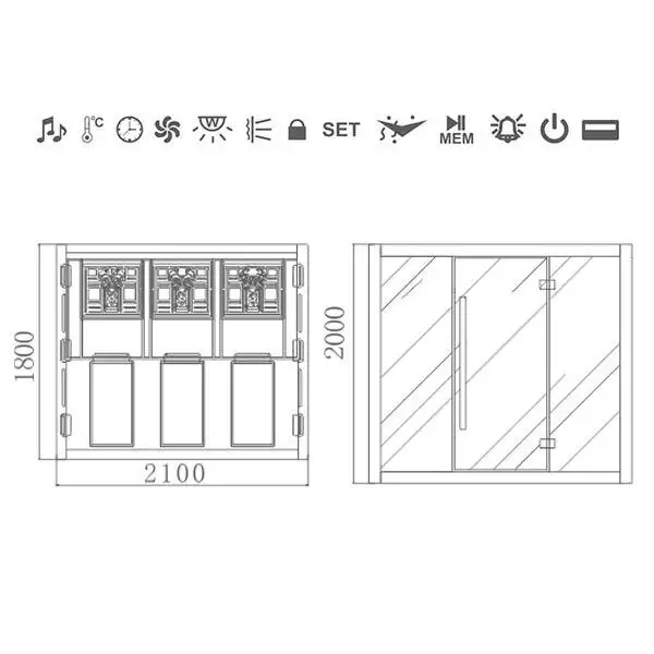 Дальняя инфракрасная сауна из Китая-1 3