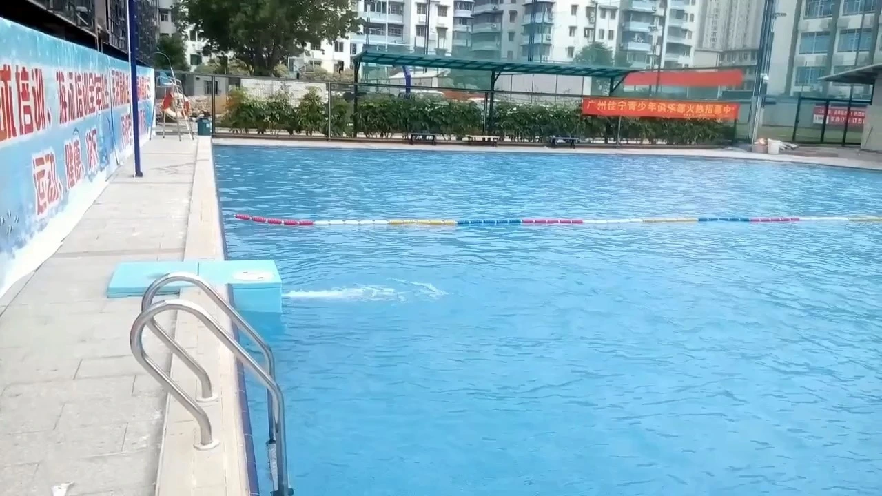 integrated swimming pool filter