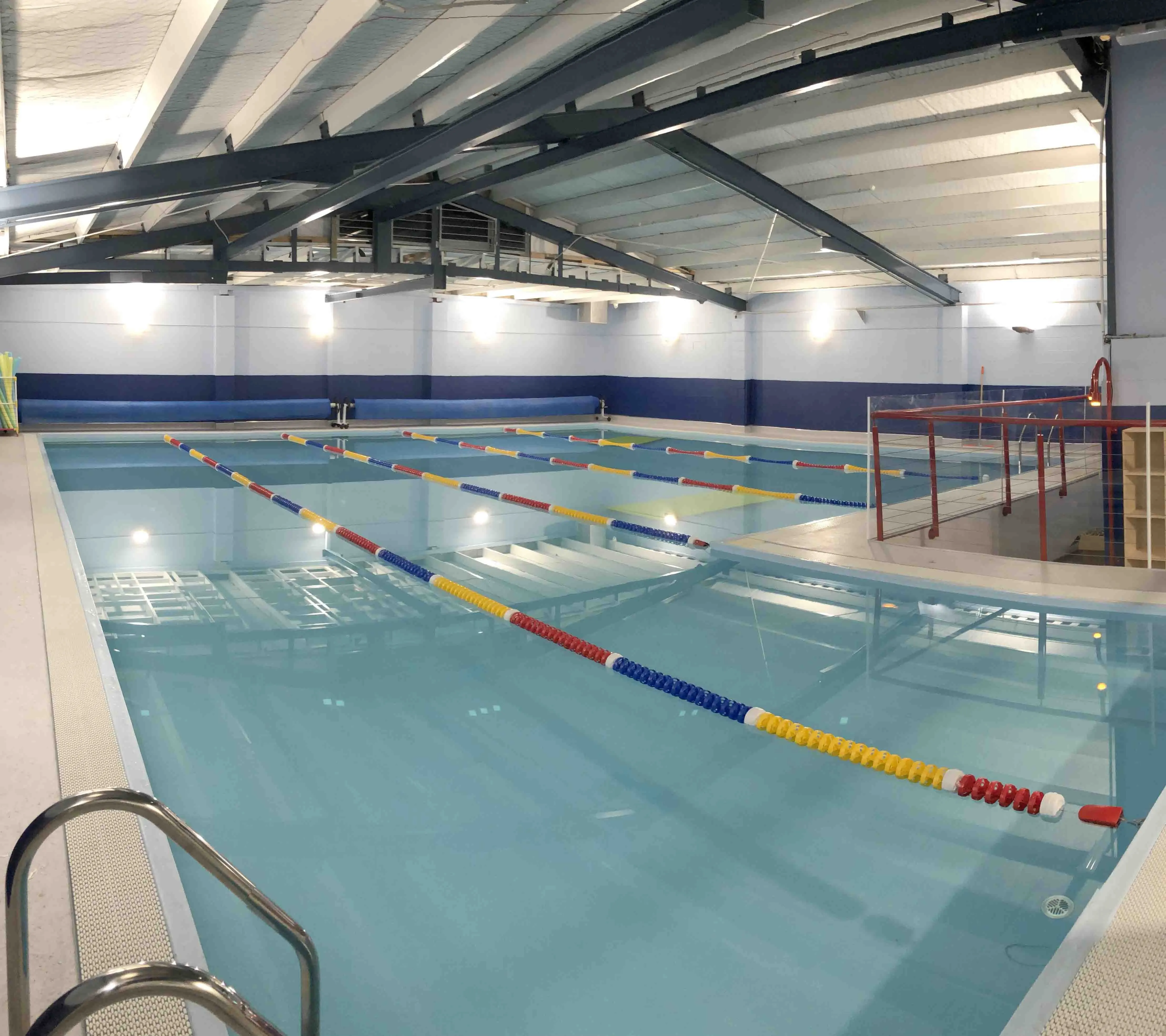 163 m³ Steel frame swimming pools for swimming training 1