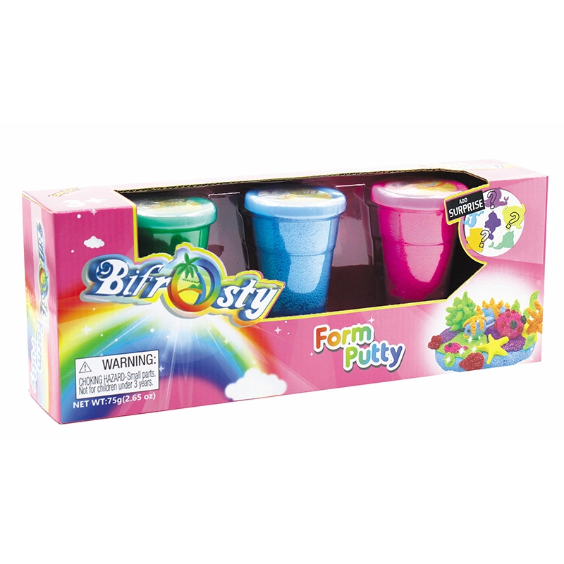 SISLAND 3-Pack Fragrant Foam Clay for Kids Ages 3 and up Non-Toxic  8 colors 1