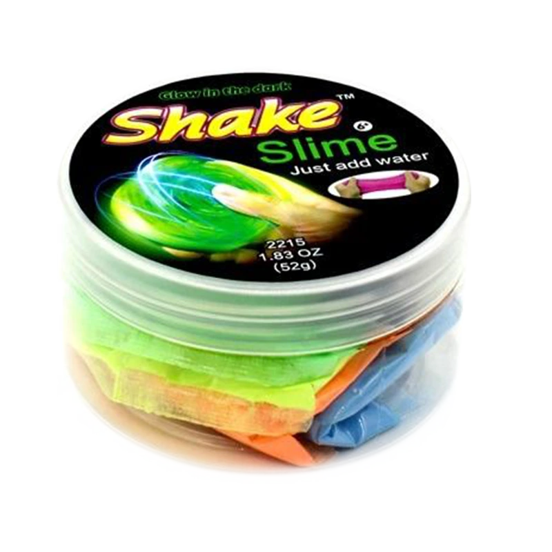 测试1 SISLAND DIY Slime，grow in dark slime,Slime Shakers (3 Pack), Multicolor，Just add Water and Create Your Own slime Style 1