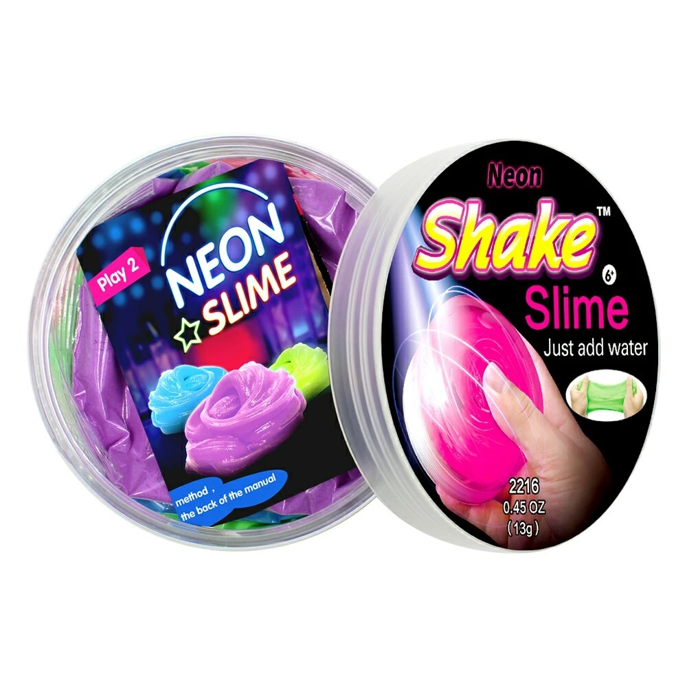 SISLAND Shake Slime, игрушка-слайм своими руками (3 шт. в упаковке), нетоксичная, не липкая, создайте свой собственный шедевр из слайма: веселая, эластичная и полностью самодельная! 1