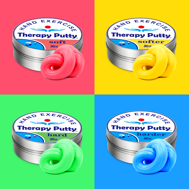 SISLAND Therapy Putty- fidget putty toy (4-colors),hand Exercise ...