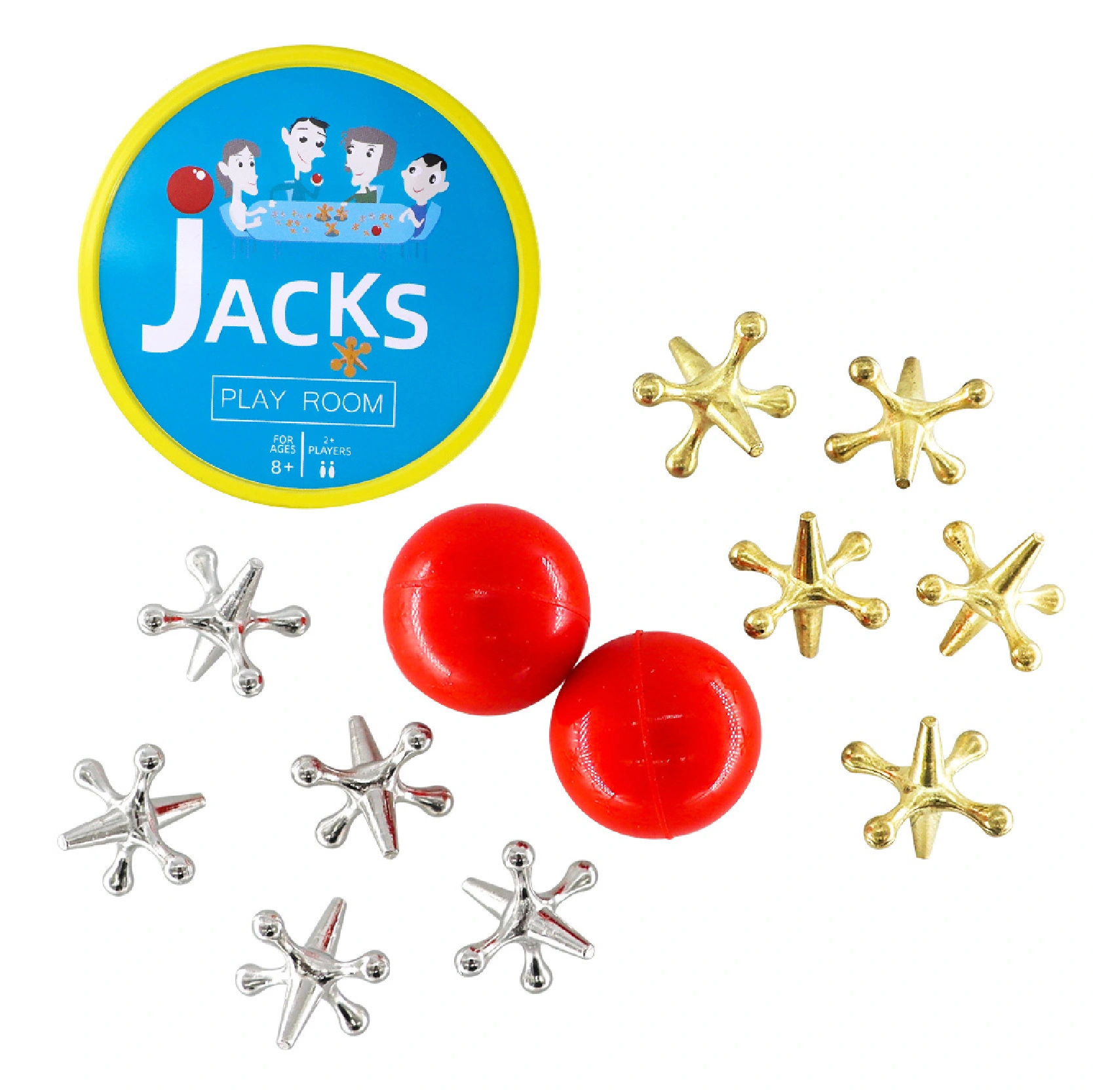 SISLAND jacks game--good family board games Toy for Kids Adults, Vintage Retro Board Games, Classic Old Fashioned Table Game for Family Game 1