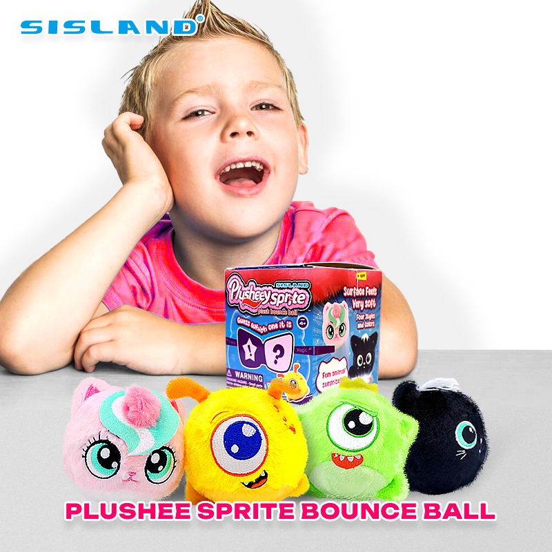 SISLAND Bouncing Ball Sprite Plush Toy for Indoor and Outdoor Play, Perfect for Family Games and Birthday Gifts for Boys and Girls 1