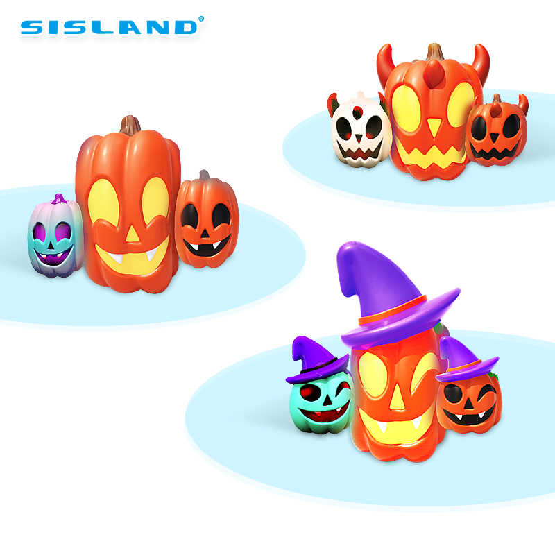 SISLAND 24-piece Halloween Pumpkin Stress Toys Bulk Stress cartoon Pumpkins Mini Squeeze Halloween Party Favors Toys  for Halloween Party Exquisite gift box School Carnival Reward 1