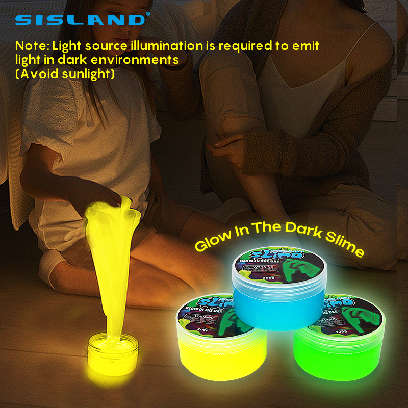 Slime Bersinar dalam Gelap untuk Bermain Menyenangkan dan Menghilangkan Stres